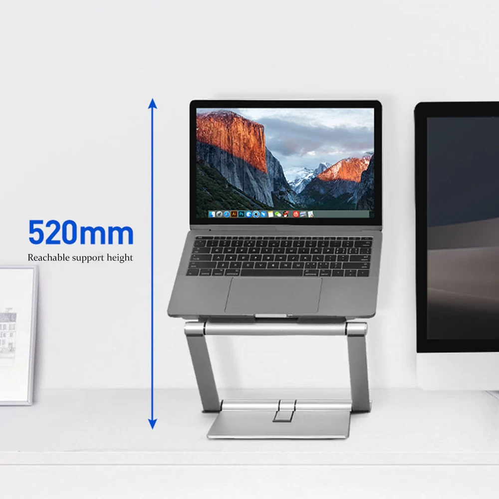 Portable Aluminum Alloy Lifting notebook Laptop Stand Holder For Macbook Air Pro Adjustable Computer Cooling Bracket