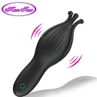 Мужской мастурбатор, пенис, вибратор, Fantasty Climax тренажер задержки, стимуляция головки, вибромассажер тренажер для выносливости, секс-игрушки для мужчин