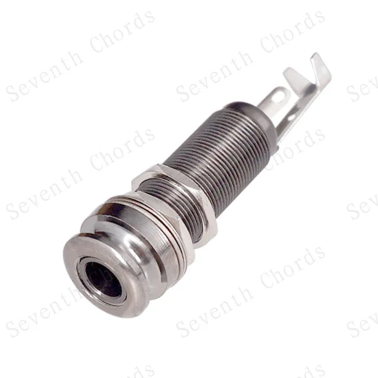 1/4 &quot6 35 мм латунные резьбовые цилиндр бас-гитара звукосниматель Endpin разъем