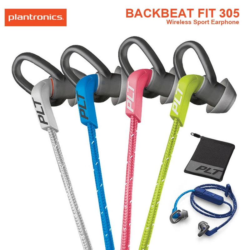 

PLANTRONICS BACKBEAT FIT 305 Wireless Sport Bluetooth Earphone with IPX5 Rated Water Resistant 6 Hours of Power for Android IOS