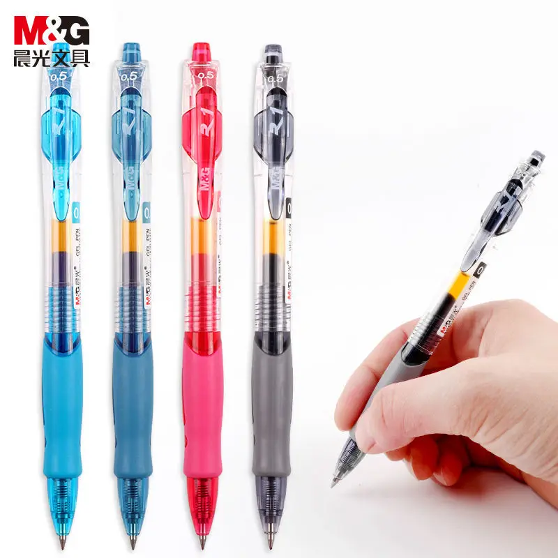 

Гелевая ручка с черными, синими и красными чернилами, 0,5 мм, 11 шт./лот