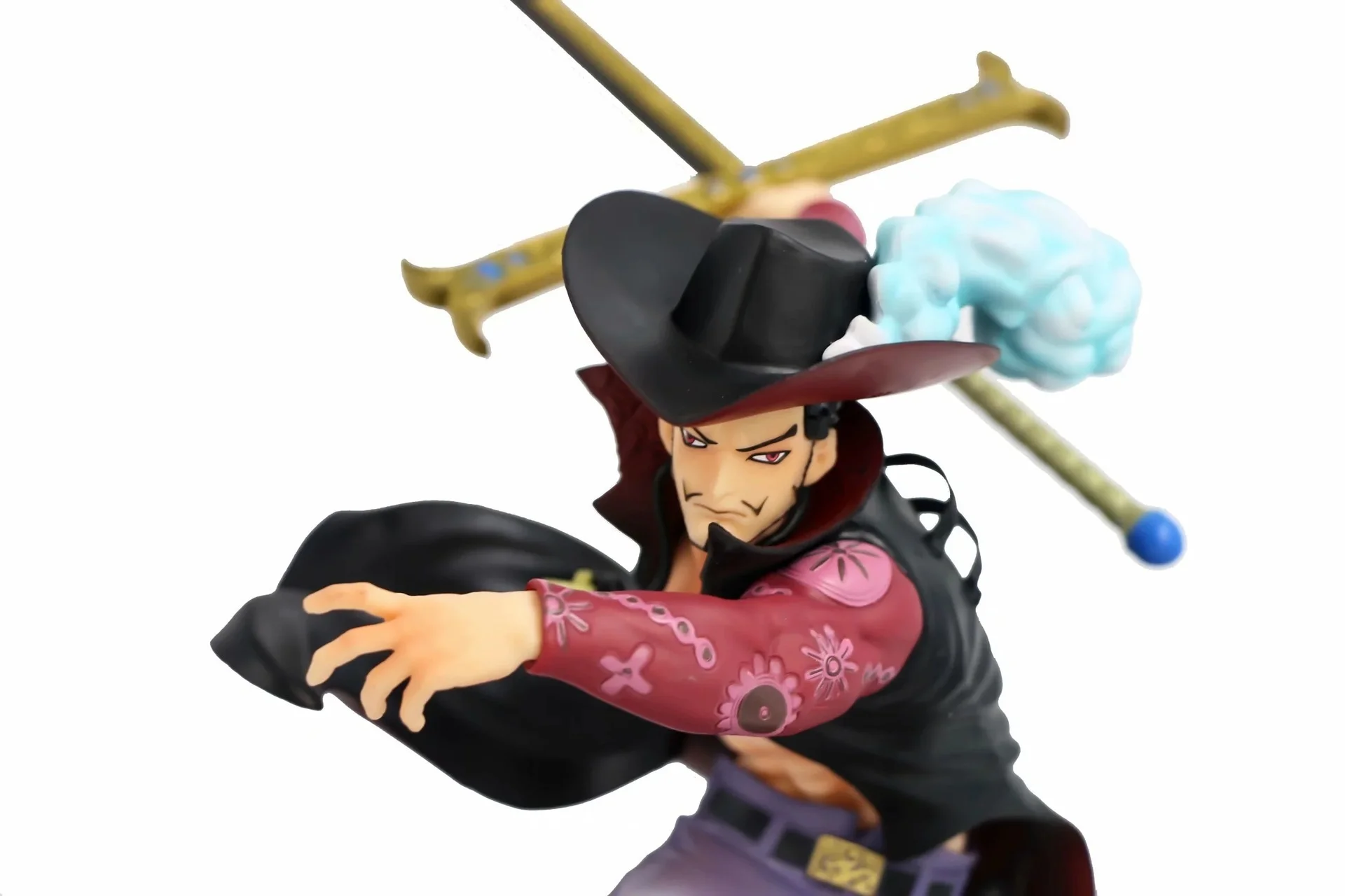 Аниме O.n.e.P.i.e.c.e MAX три тысячи мира P.O.P Hawkeye Mihawk Battle Edition фигурка в коробке примерно 19