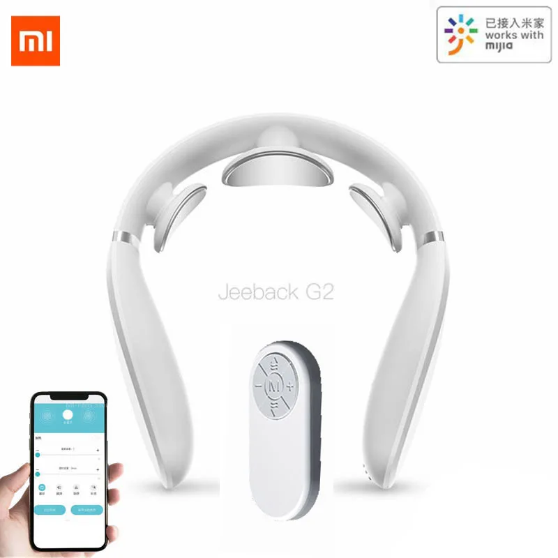 Оригинальный массажер Xiaomi Jeeback для шейного отдела позвоночника G2 TENS импульсный