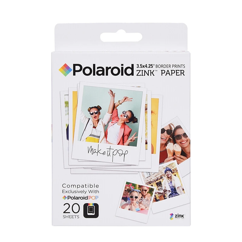 Фотобумага Zink 3 5*4 25 дюймов для Polaroid POP | Компьютеры и офис