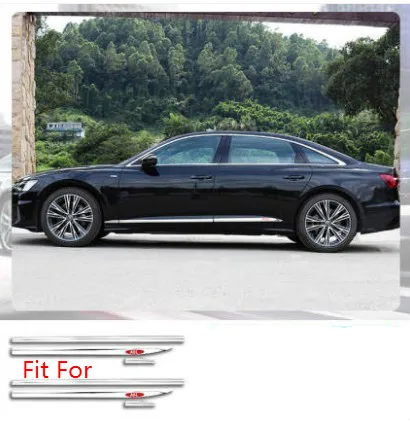 

Fit for Audi 19 A6L modified body trim strip A6L door anti collision light strip door trim strip exterior decoration modificatio