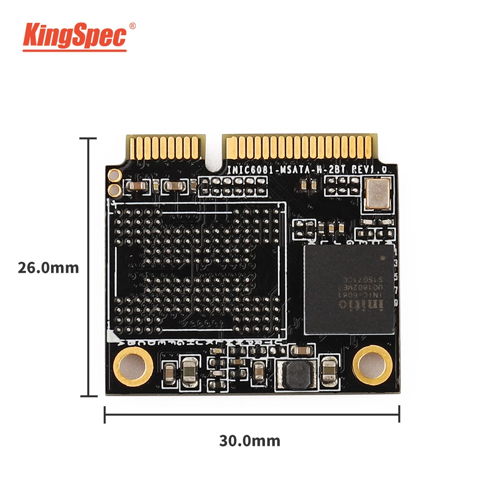 KingSpec, половина размера, mSATA SSD, 60 Гб, 120 ГБ, 240 ГБ, 256 ГБ, 512 ГБ, SATA3, внутренний SSD, жесткий диск, HDD, Мини mSATA, половина размера, для ноутбуков