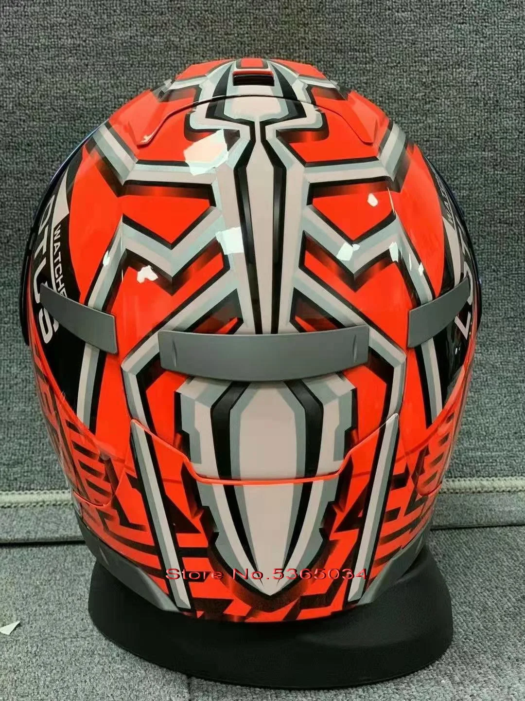 Мотоциклетный шлем с закрытым лицом X14 marquez red ant красное стекловолокно черный для