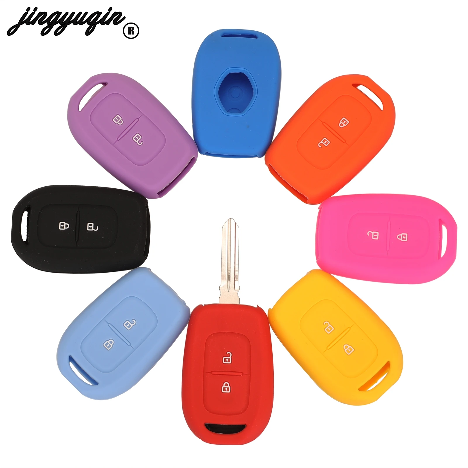 Jingyuqin 2 кнопки дистанционного управления для Renault Scenic Master Megane Duster Logan Clio Captur