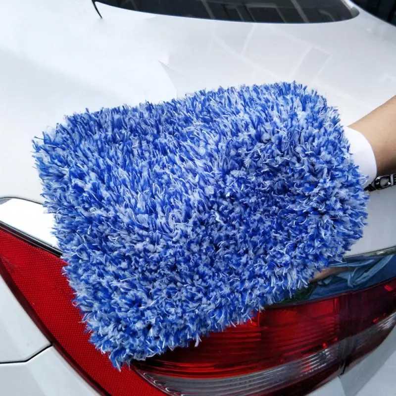 

Салфетка для мытья автомобиля, высокая плотность, сверхвпитывающая способность, автомобильная губка, плюшевая перчатка микрофибра, чистящ...