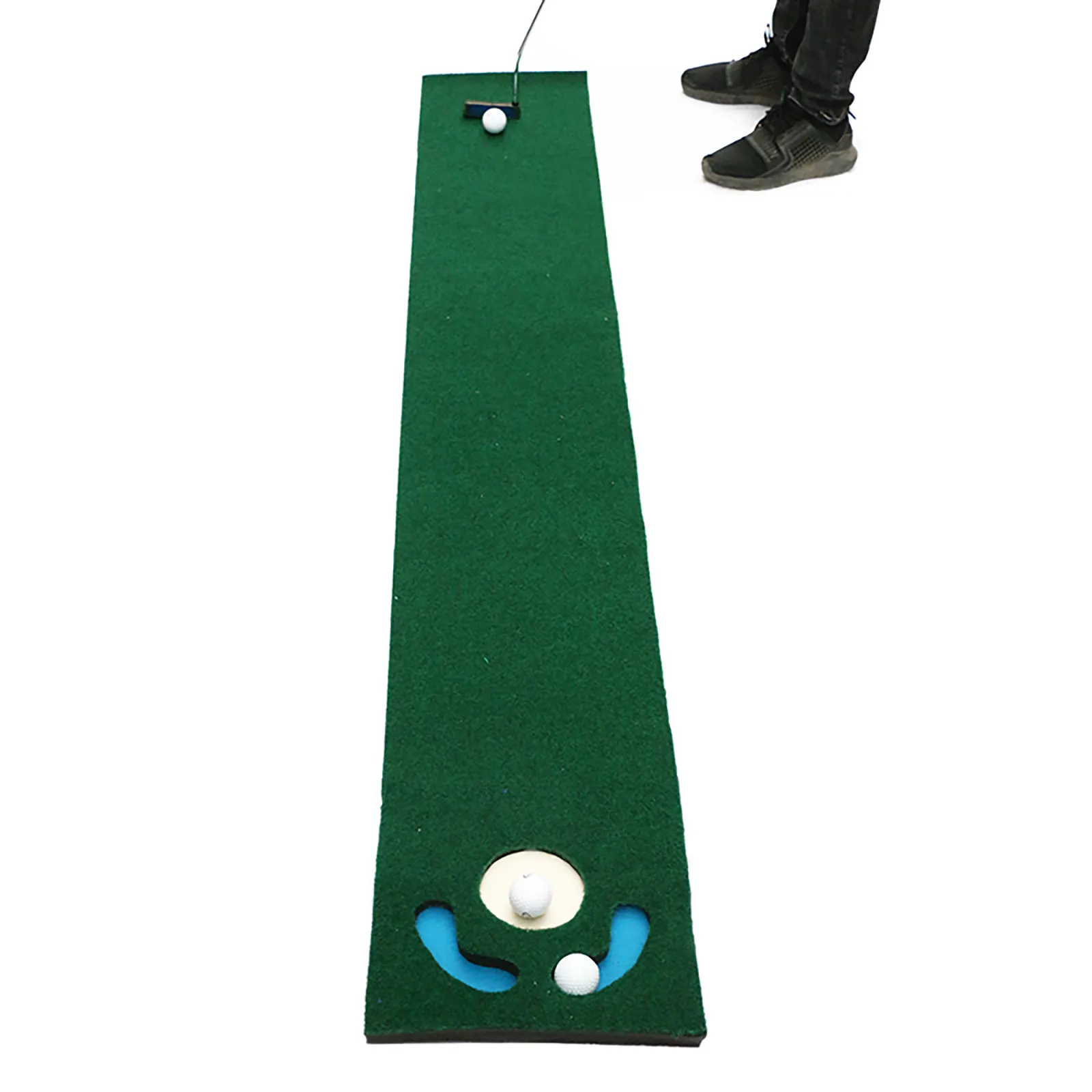 Online Dayanıklı Golf Halı Büyük Ayak Halı Kapalı Koyarak Halı Kapalı Golf Vuruş Anti-Slip Yeşil Yeşil Uygulama Golf Vuruş Mat