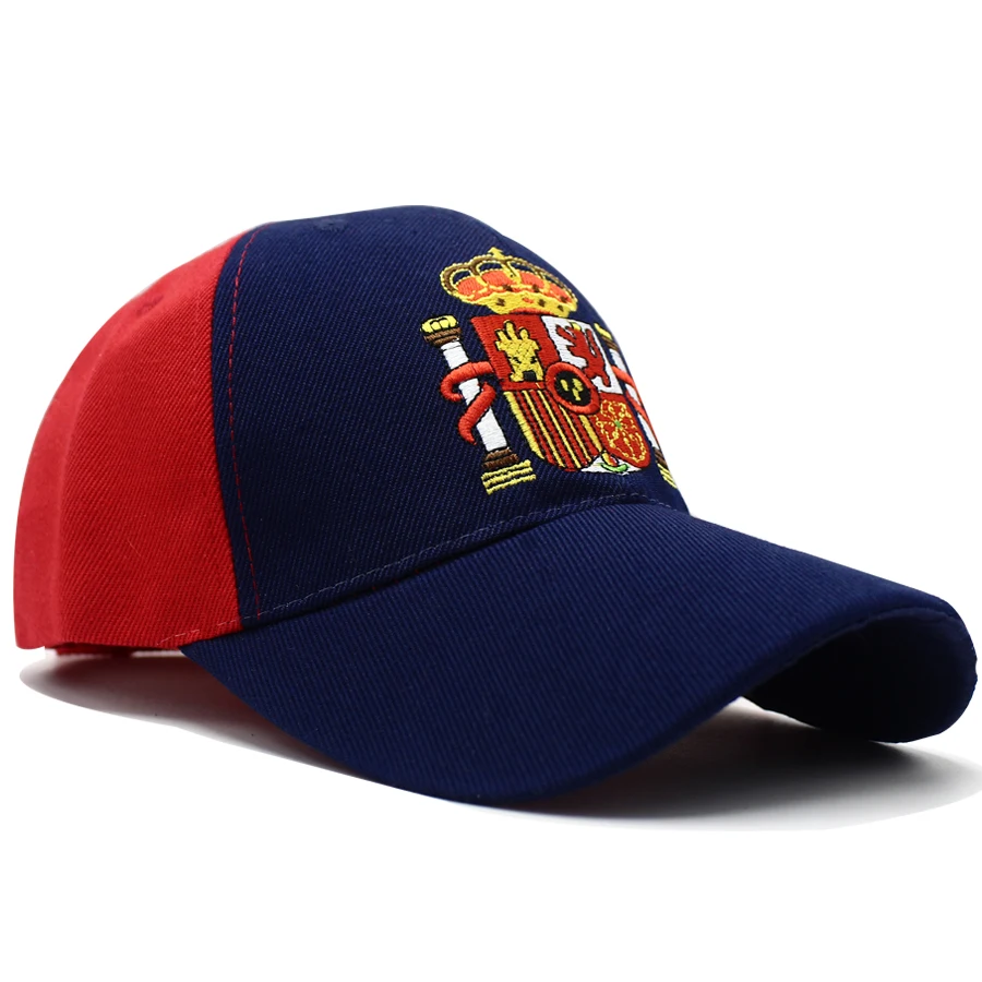 LIBERWOOD Brand hat Spain Espana Country Flag Baseball Cap Hats men female casual Sport Adjustable Cap Embroidered Spanish Gift