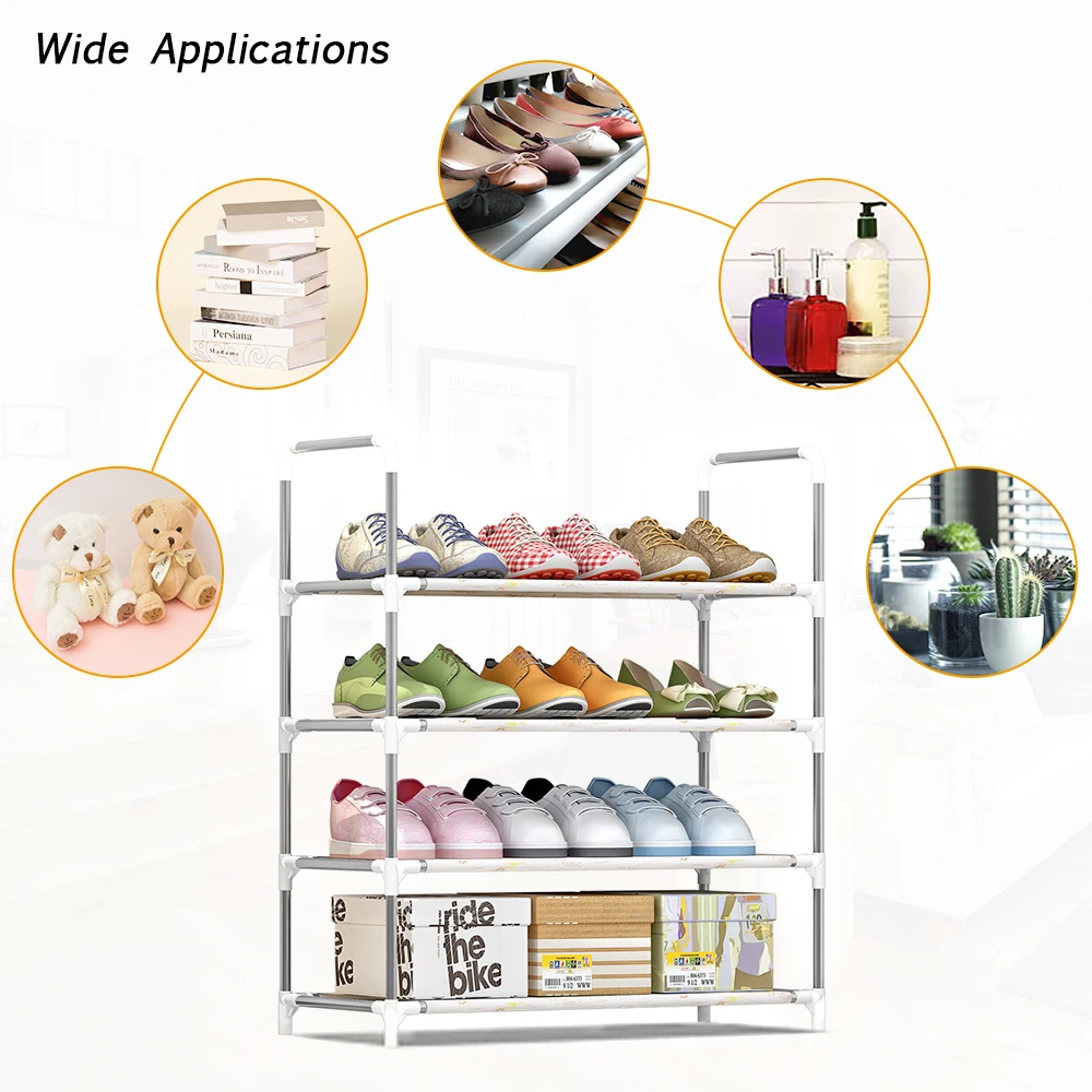 Органайзер для обуви железные трубы металлическая стойка DIY полка хранения