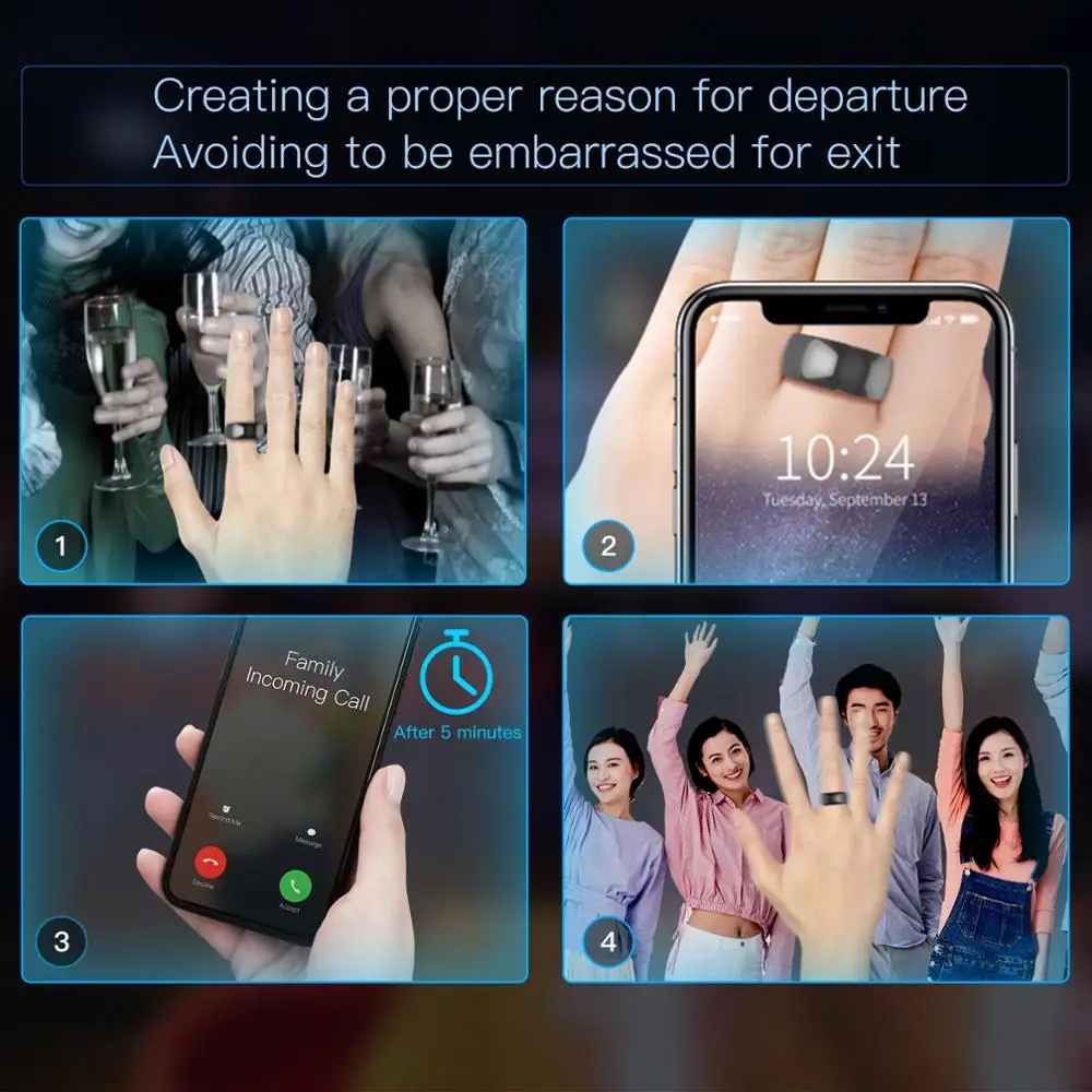 

JAKCOM R4 Smart Ring Super value than rfid core transparent acrylic display case bathroom dtx smartwatch card seringue