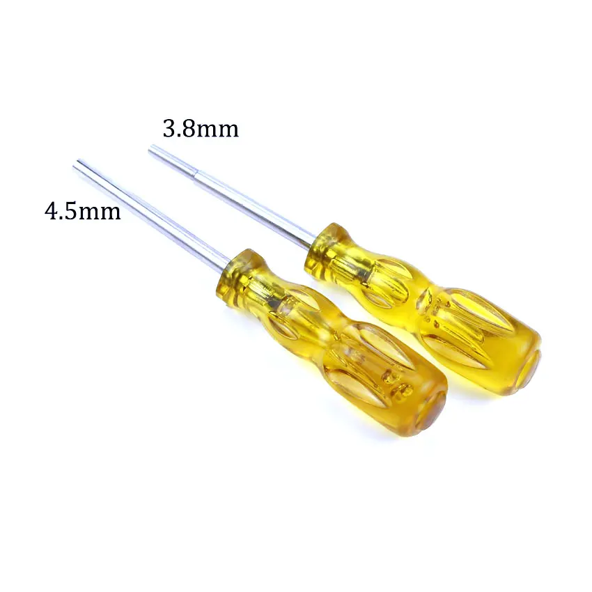 

1PCS 3.8mm 4.5mm Screwdriver Tool for Nintendo N GC/ NES /N64 /SNES for SEGA Security Gamebit Screw Driver Repair tools
