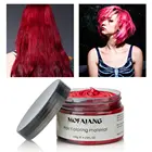 Mofajang, 7 цветов, одноразовая краска для волос, Восковая краска, одноразовая формовочная паста, серебристая бабушка, зеленая краска для волос, крем для восковой грязи