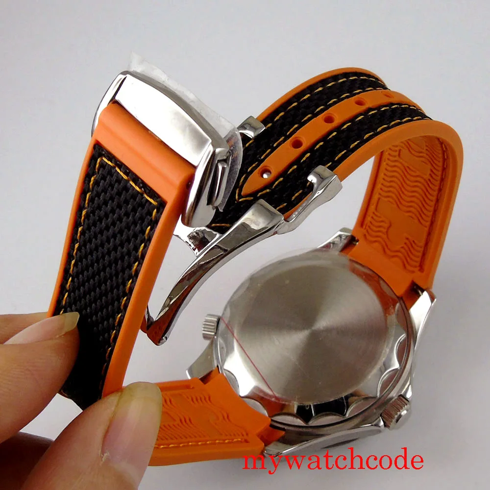 41 мм BLIGER 21 Jewels MIYOTA 8215 NH35 автоматические мужские часы с сапфировым кристаллом