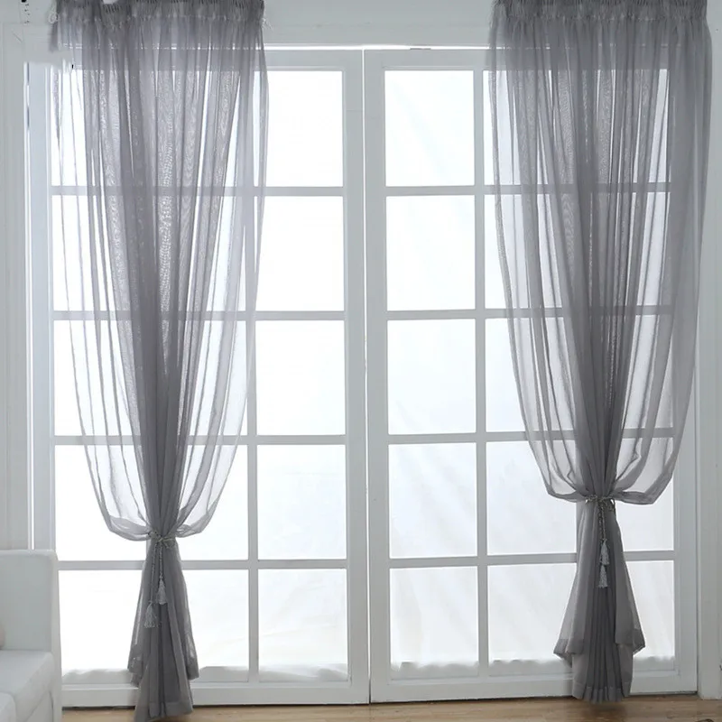 

300cm Height Tulle Curtains for Living Room Sheer Window Curtains Kitchen Sheer Cortinas European Curtains шторы в гостинную