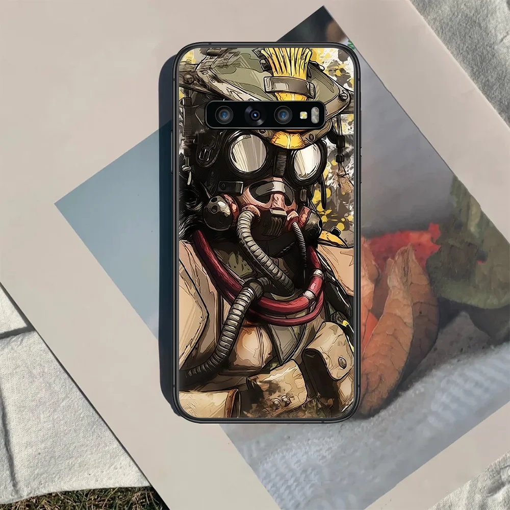 

Apex legends game Phone Case Cover Hull For Samsung Galaxy S 7 8 9 10 e 20 FE edge uitra plus Note 9 10 20 black Back Painting