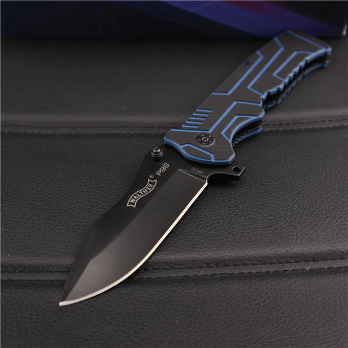Mengoing черный синий армейский тактический складной нож 7CR13 стальной