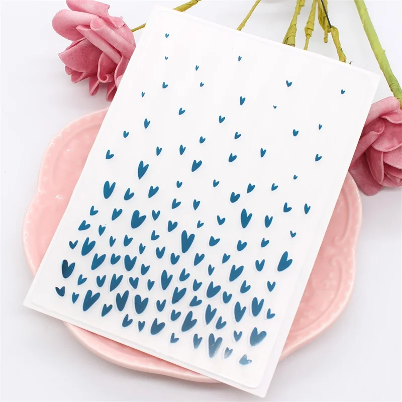 KSCRAFT сердце пластиковые папки для тиснения DIY скрапбукинга бумаги ремесло/карты