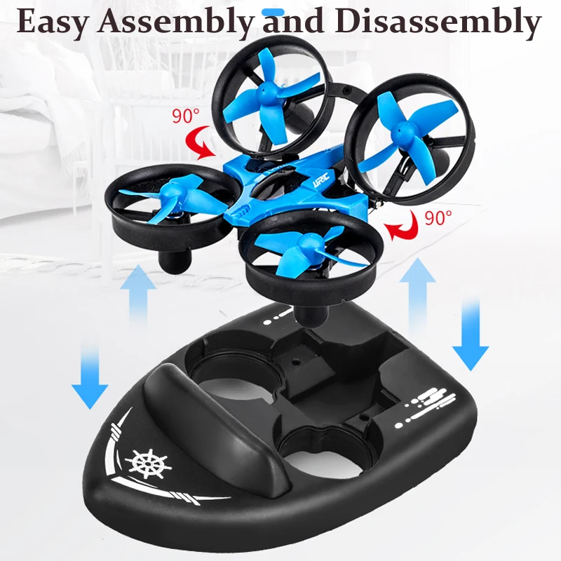 JJRC H36F мини-Дрон Terzetto 1/20 2 4G 3 в 1 Радиоуправляемый автомобиль Летающий Дрон на земле