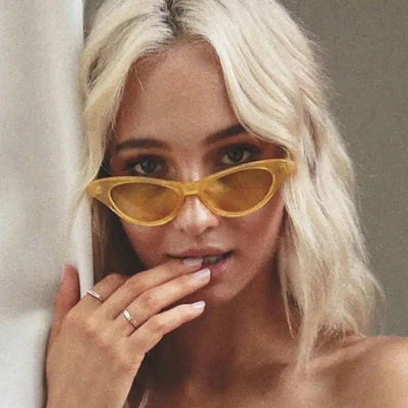 Новинка 2019 милые сексуальные ретро солнцезащитные очки кошачий глаз женские