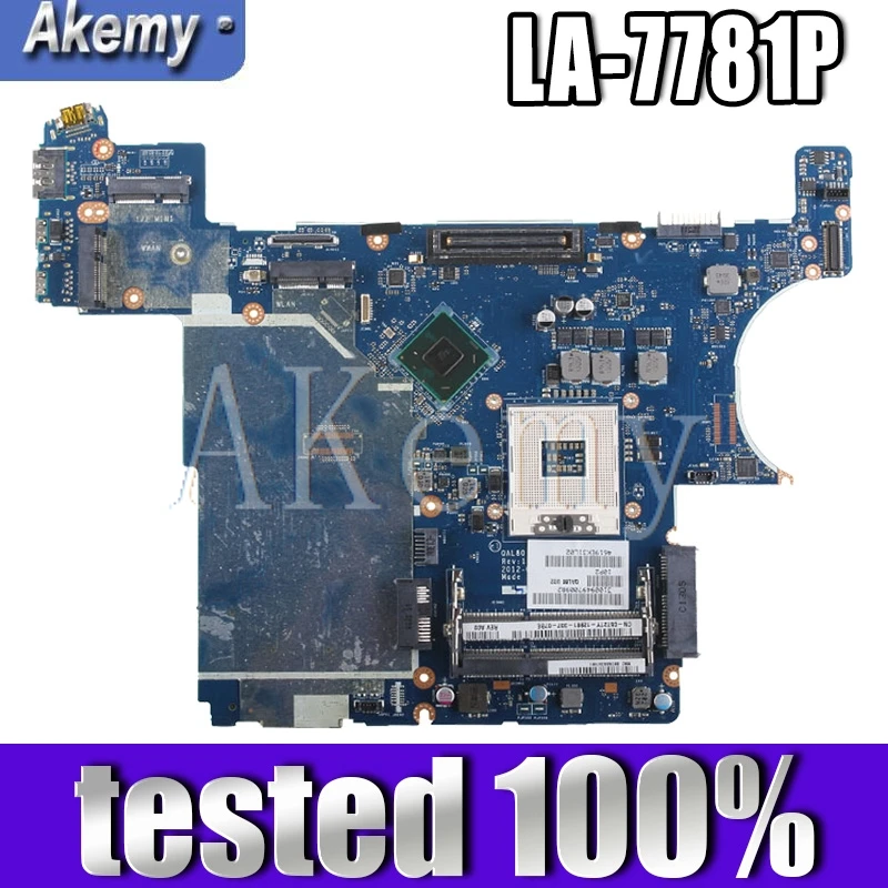 Для For DELL Latitude E6430 материнская плата для ноутбука QAL80 LA 7781P CN 0F761C 08R94K протестирована