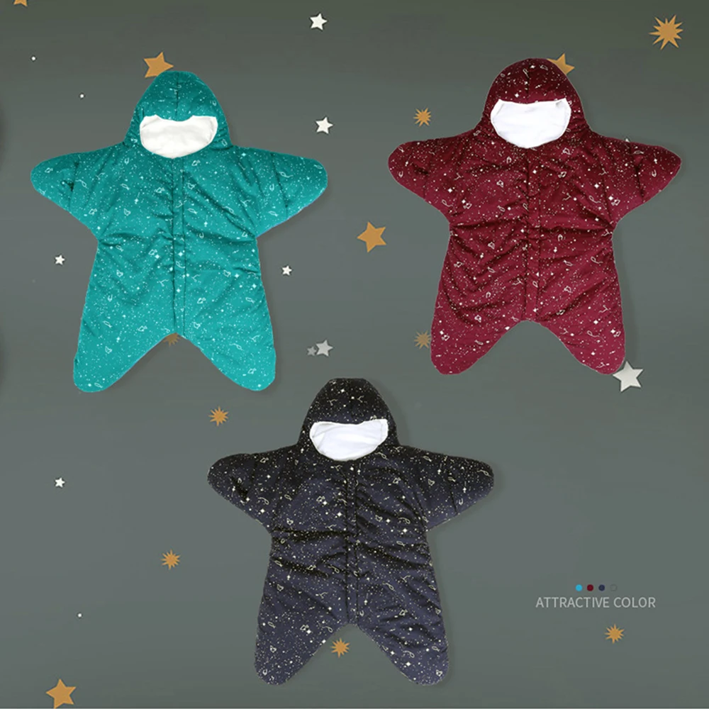 

Cotton Four Seasons Starfish Baby Sleeping Bag Cotton Sleeping Bag Air conditioner quilt