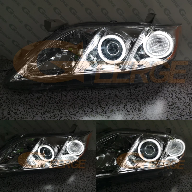 Для Toyota Camry XV40 pre-facelift 2006 2007 2008 2009 отличное Ультра яркое освещение CCFL ангельские глазки комплект Halo Кольцо