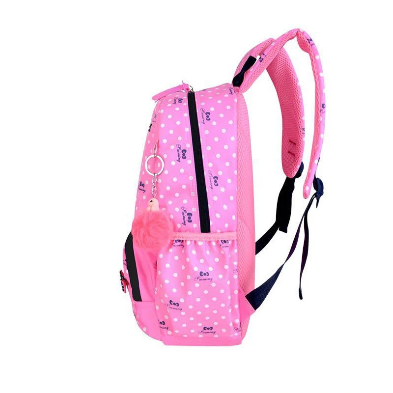 Новинка 3 шт./компл. школьные сумки с принтом рюкзак школьный модные детские милые