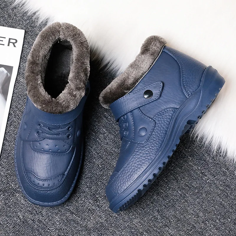 

New Men Winter Rain Boots Warm Snow Boots Non-Slip Men Rain Shoes Waterproof Rain Boots Men's Water Boots Rubber Work Shoesgh6