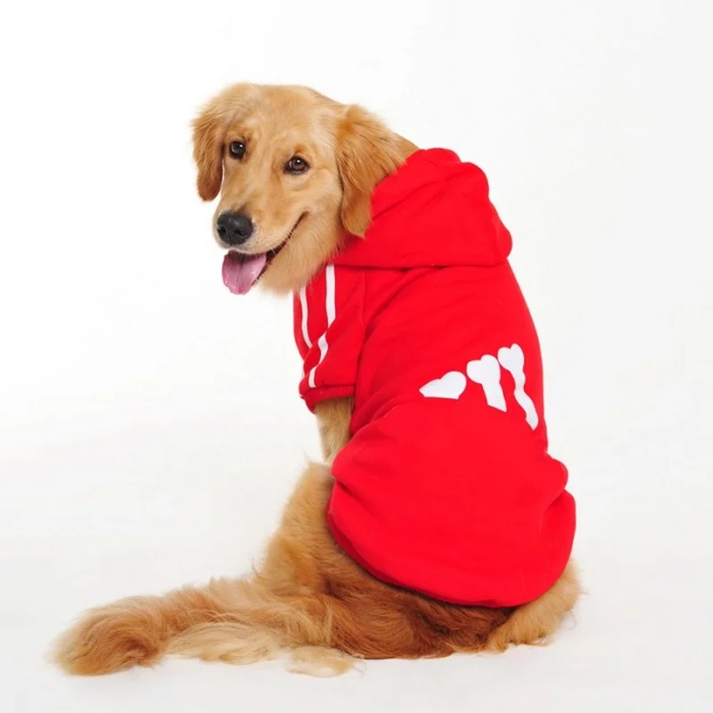 

Large Dog Dog Fleece Sweater Golden Retriever Husky Labrador Autumn and Winter Dog Clothes Warm Pet Clothes Dog Jacket