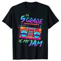 5th grade is my jam first day of school funny retro teacher student t shirt