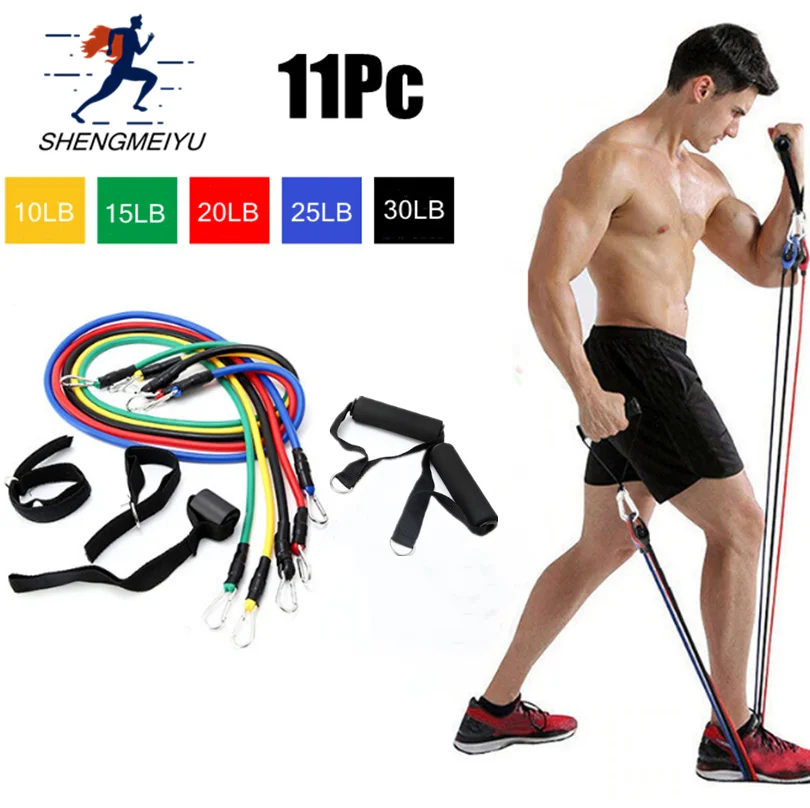 

Эластичные ленты для фитнеса, 11 шт.