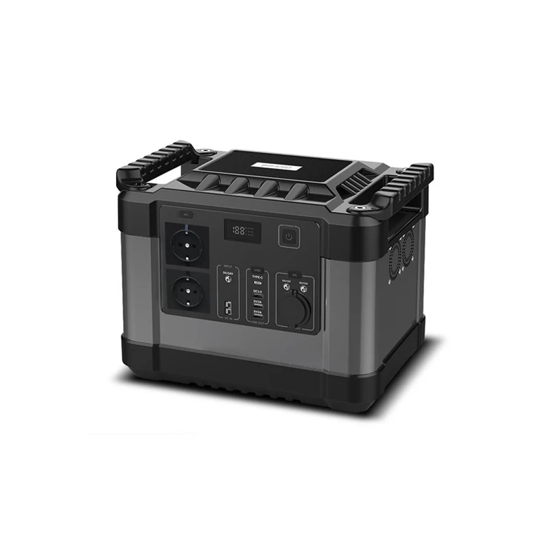 

Portable Solar Generator 1000W Convertible AC DC Solar Generator Emergency Outdoor Power Banks