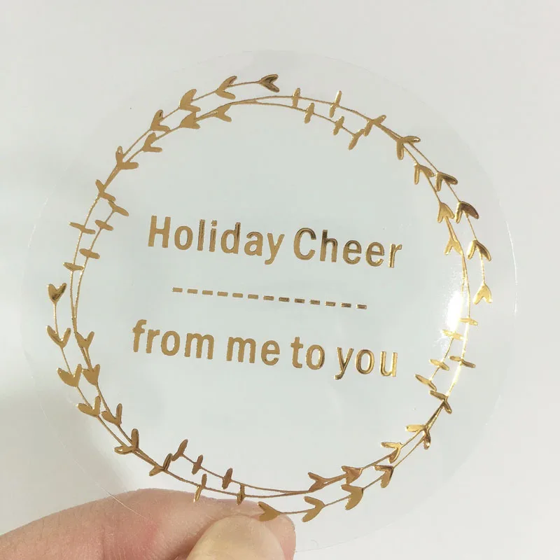 

100pcs/Lot Custom Gold Foil Stickers Business Logo Person Gold Stickers Wedding Custom Label Golden For Packing Business Foil