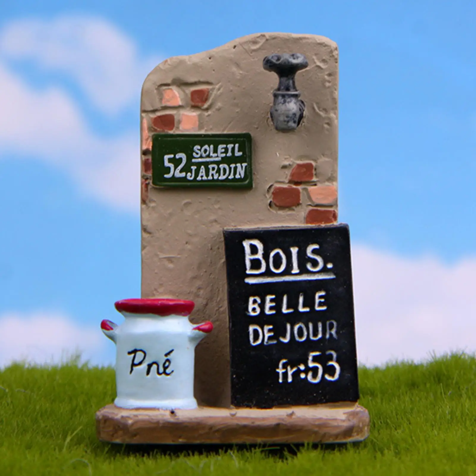 

Model Toy Table Top Ornaments Miniature Crafts Faucet Kettle Billboard Model Photo Shooting Props Miniature Landscape Ornaments