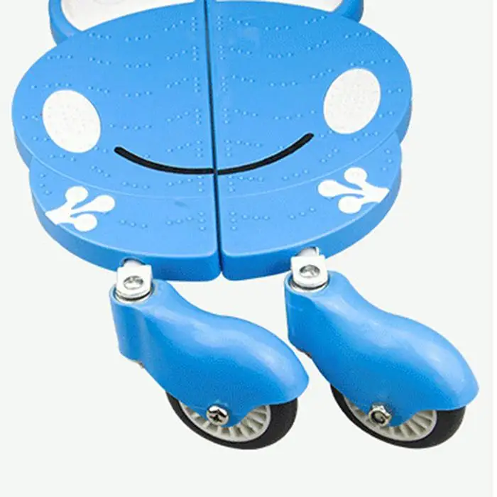 Children Four-Wheeled Scooter Outdoor Frog-Type Swing Kids Kick 75-85cm/29.5-33.5inch 2-8 Years old | Спорт и развлечения