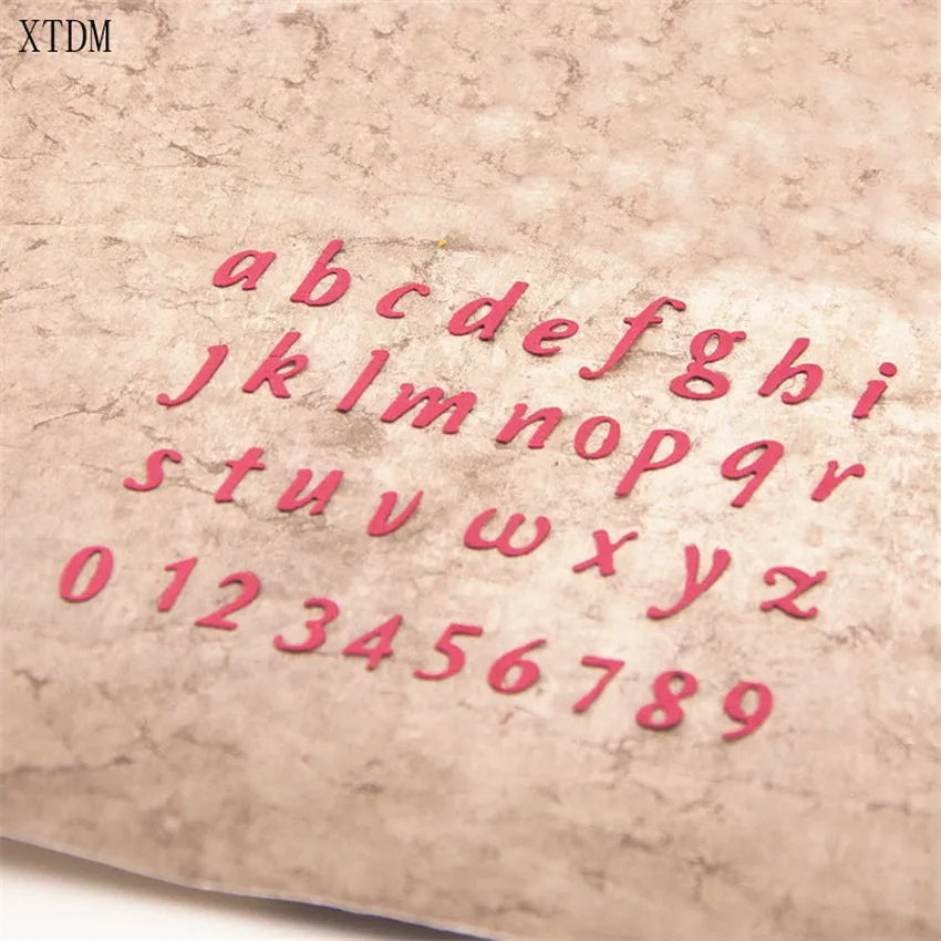 Пресс-формы нижние буквы чехол металлические изделия Бумажные высечки/DIY