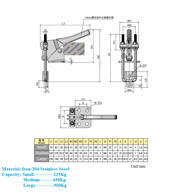 2 шт. железная нержавеющая сталь 304 регулируемая 90 градусов угловая защелка
