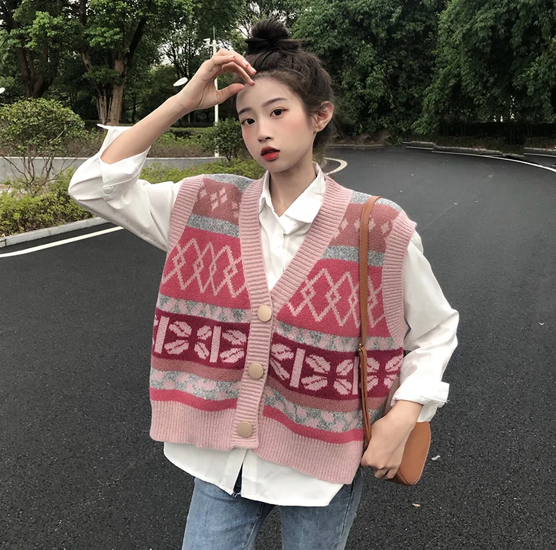 

CMAZ 2021 Autumn Winte Sweater Women Tops Knitted Pullover Korean Style Cardigan Soft Warm Pull Thick Outwear