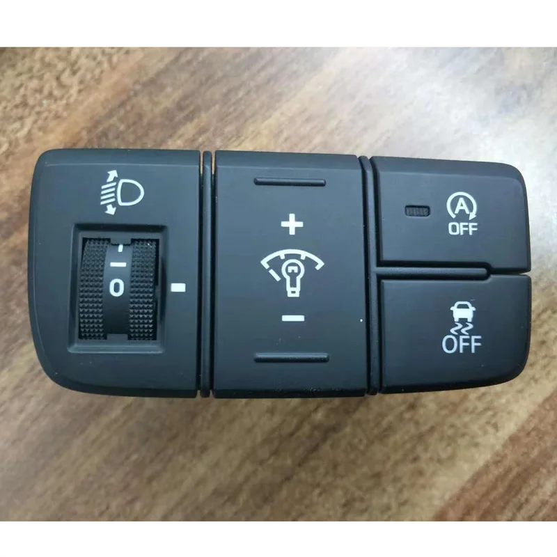 Для HYUNDAI ix25(creta) приборная панель Переключатель яркости приборной панели противотуманная фара регулировка яркости бокового скольжения - Цвет: B