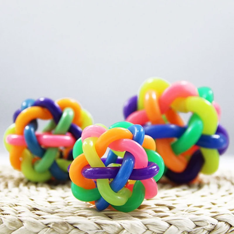 Красочный щенок собака брикет здоровые зубы жевательная тренировочная игрушка