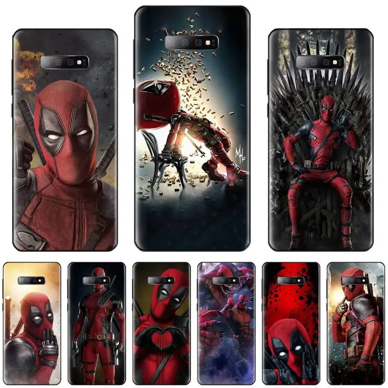 Дэдпул X Men американский фильм печать чехол для телефона оболочка Samsung S6 S7 edge S8 S9 S10