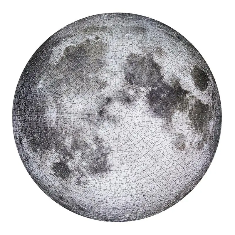 

The Moon Earth Puzzle 1000 Pieces Difficult for Adult Jigsaw Puzzle Toys Educational Toys Kids Gifts Moon Puzzles Labor Day