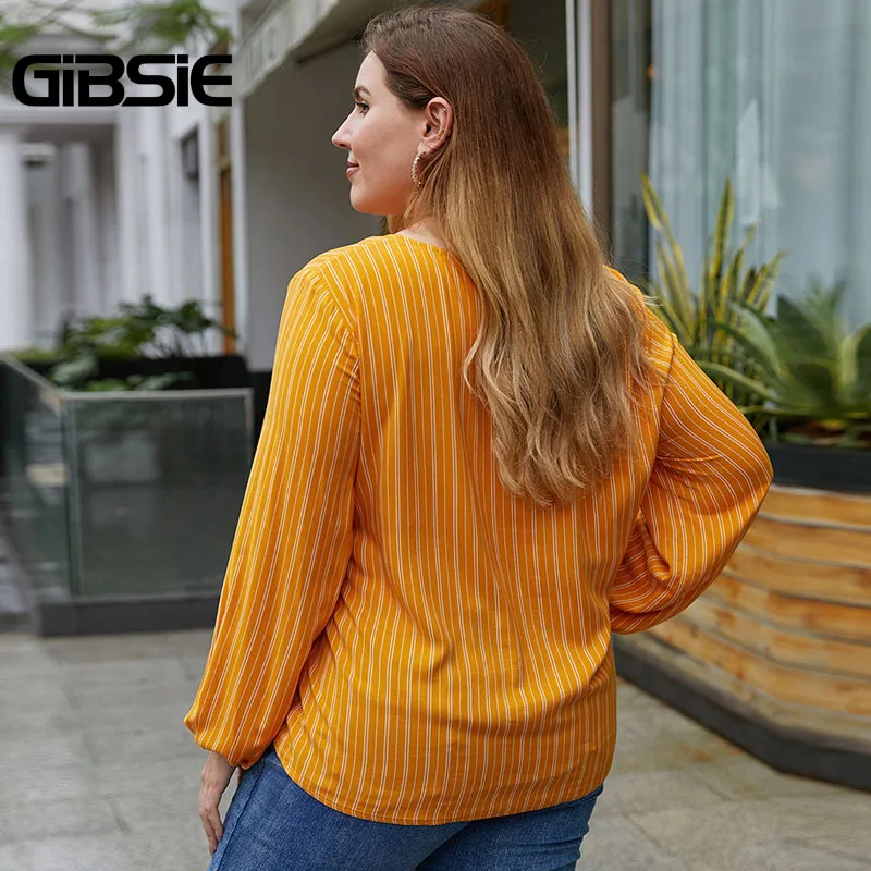 Женская футболка в полоску с V-образным вырезом и длинным рукавом | одежда