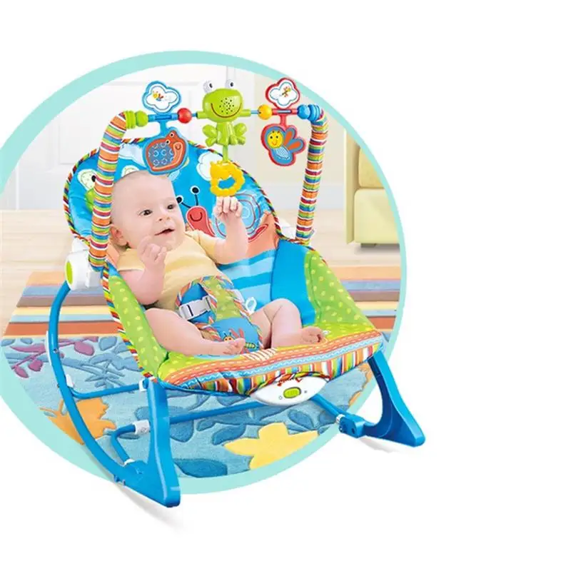 Baby Rocker Electric Rocking Chair Multi-function Music Vibration Pacification Cradle Bed Sleeping Artifact Horse | Мать и ребенок