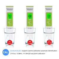 durable 5 in 1 tdsecsalinitys g temperature meter digital water quality tester for household pools drinking water aquarium