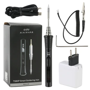 TS80 обновленная версия мини TS80P умный Браслет OLED Регулируемая электрическая паяльная станция припой спящий режим набор инструментов для ремонта