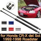 Амортизаторы для 1992-1998 Honda CR-X Del Sol Roadster передний капот газовые стойки подъемные опоры пружины шок амортизаторы из углеродного волокна